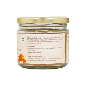 Vanilla-Infused Demerara Sugar