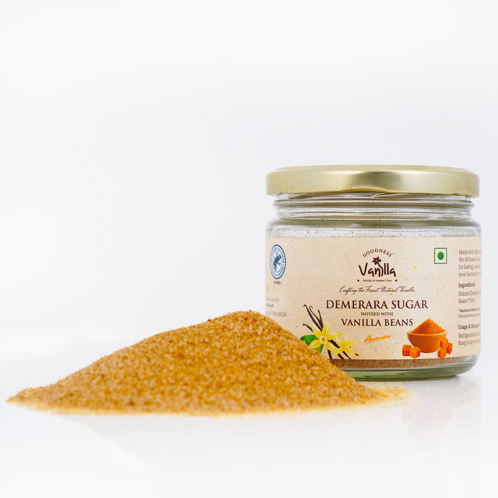 Vanilla-Infused Demerara Sugar